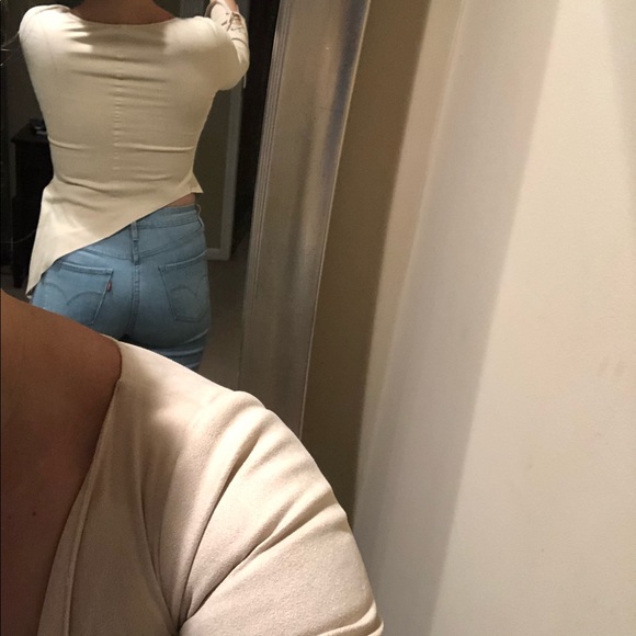 Bebe tie front top XS - Picture 7 of 8